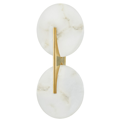 Corbett Lighting Asteria Vintage Brass LED Sconce