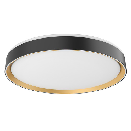 Kuzco Lighting Essex Black / Gold LED Flushmount Light