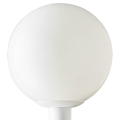 Progress Lighting Globe White Post Light