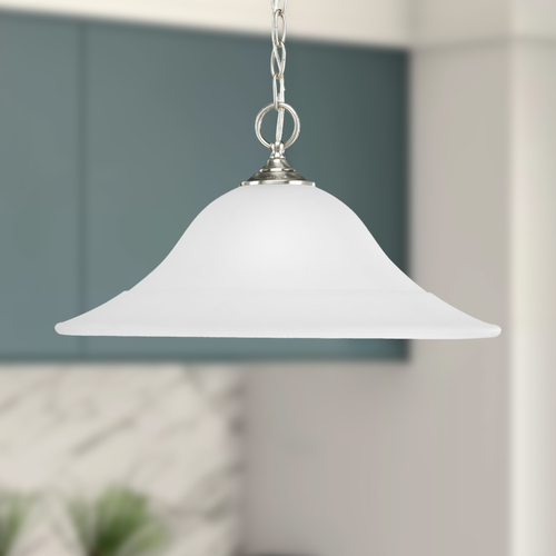 Trinity Pendant in Brushed Nickel by Progress Lighting