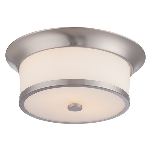 Mobili Brushed Nickel Flush Mount by Nuvo Lighting