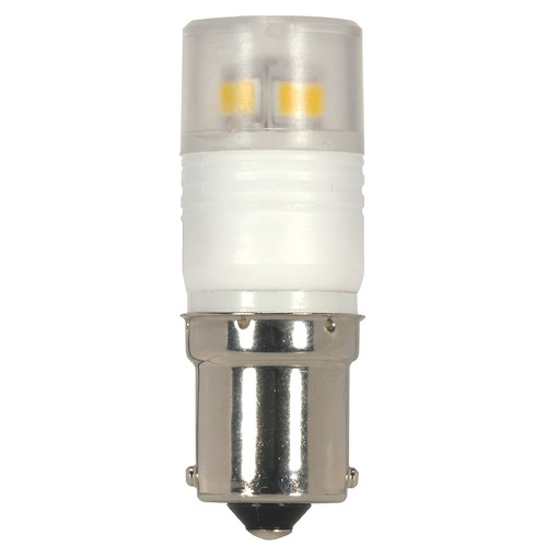 Satco Lighting 2.3W T3 LED 5000K 180 Lumens Bayonet Single Contact Base 360-Degree 12V by Satco Lighting S9223