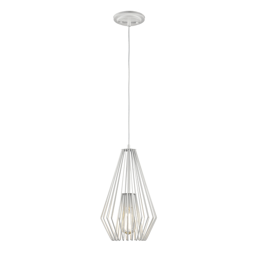 Z-Lite Quintus Gloss White Pendant by Z-Lite 442MP-WH