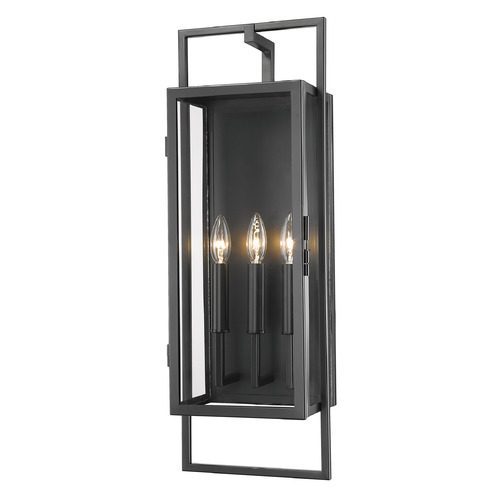 Lucian Black Outdoor Wall Light by Z-Lite