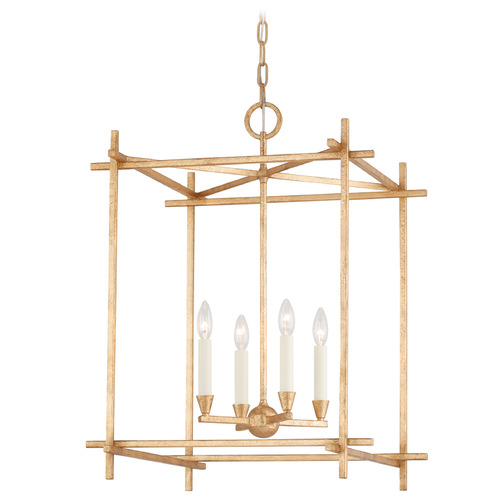 Troy Lighting Huck Vintage Gold Leaf Pendant Light