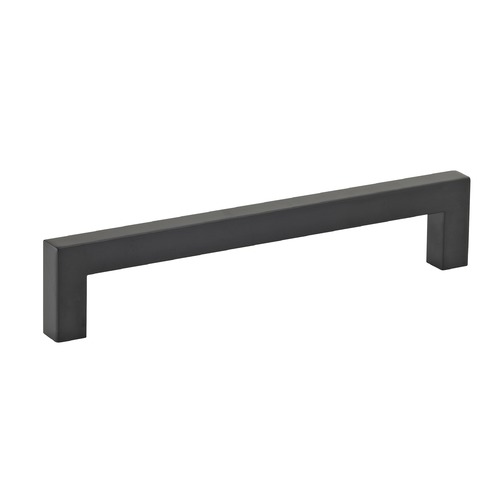 Seattle Hardware Co Black Cabinet Pull 6-5/16-Inch Center to Center HW2-634-BK