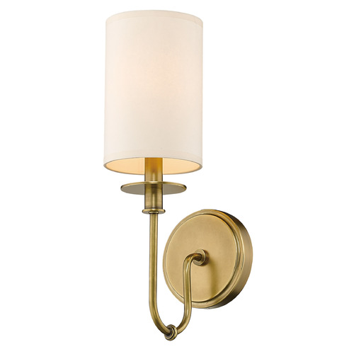 Z-Lite Ella Rubbed Brass Sconce by Z-Lite 809-1S-RB