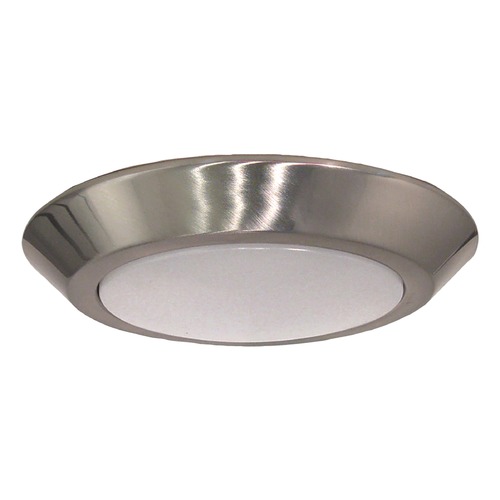 Brushed Nickel LED Flush Mount by Satco Lighting