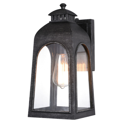 Vaxcel Lighting Pilsen Brushed Charcoal Outdoor Wall Light