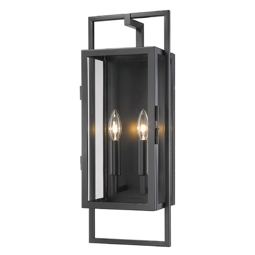 Z-Lite Lucian Black Outdoor Wall Light by Z-Lite 598M-BK