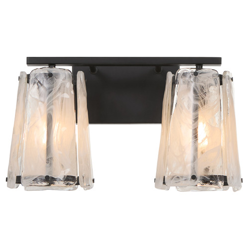 Prestige Matte Black Bathroom Light by Quorum Lighting