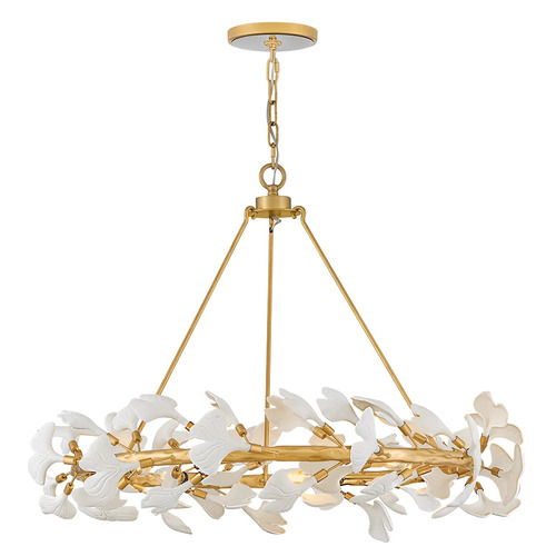 Audra 36-Inch Chandelier in Deluxe Gold by Fredrick Ramond