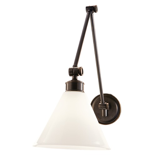 Exeter Swing Arm Lamp in Old Bronze by Hudson Valley Lighting