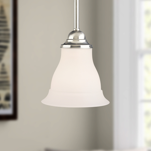 Progress Lighting Trinity Mini Pendant in Brushed Nickel by Progress Lighting P5096-09