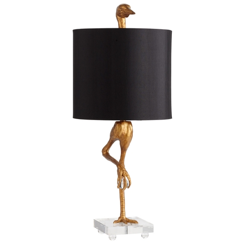 Ibis Ancient Gold Table Lamp by Cyan Design