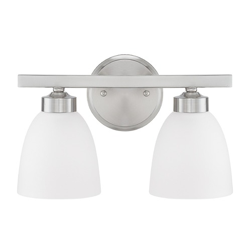 HomePlace by Capital Lighting Jameson 13-Inch Brushed Nickel Bath Light by HomePlace by Capital Lighting 114321BN-333