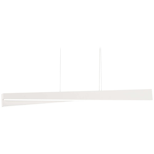 George Kovacs Lighting So Inclined Sand White LED Island Light by George Kovacs P1155-655-L