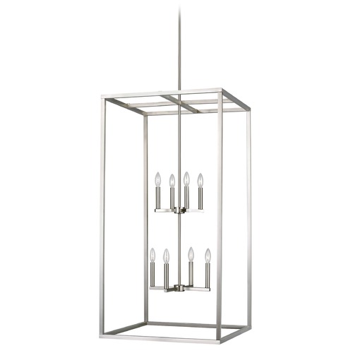 Generation Lighting Moffet Street Brushed Nickel Pendant by Generation Lighting 5234508-962