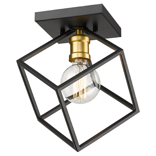 Vertical Bronze & Olde Brass Flush Mount by Z-Lite