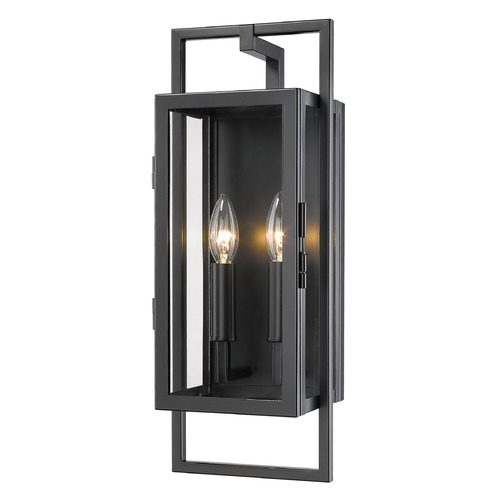 Z-Lite Lucian Black Outdoor Wall Light by Z-Lite 598S-BK