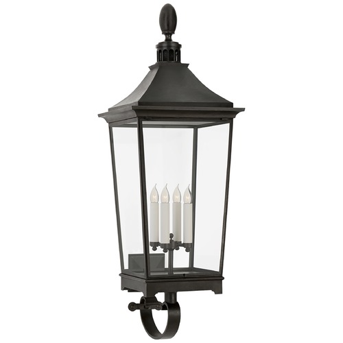 Visual Comfort Signature Collection Rudolph Colby Rosedale Wall Lantern in French Rust by Visual Comfort Signature RC2041FRCG