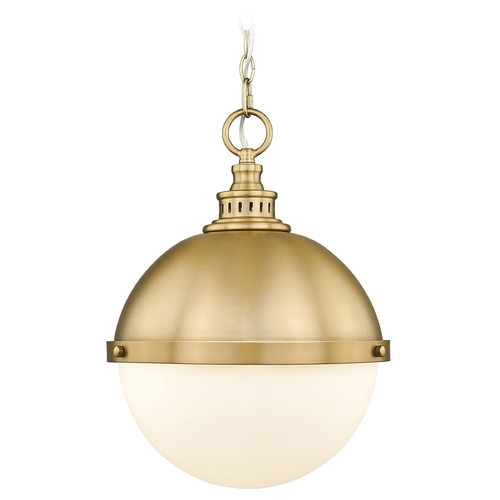 Z-Lite Peyton Classic Brass Pendant by Z-Lite 619P14-CB