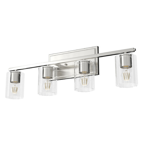 Hunter Fan Company Kerrison Brushed Nickel Bathroom Light