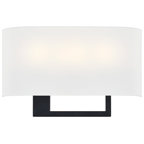 Justice Design Group Justice Design Callie ADA 3-Light Wall Sconce Black FAB-4334-WHTE-MBLK