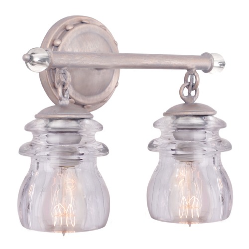 Brierfield Pearl Silver Bathroom Light by Kalco Lighting