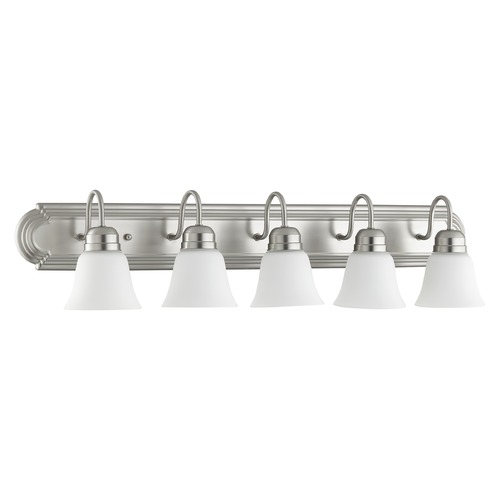 Satin Nickel Bathroom Light by Quorum Lighting