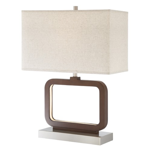 Lite Source Lighting Leonard Walnut Table Lamp by Lite Source Lighting LS-23021