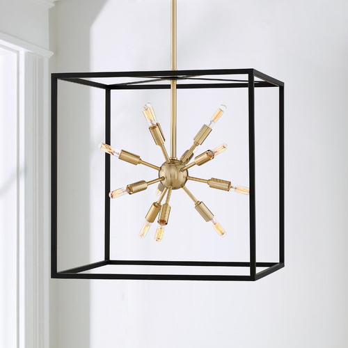 Aros 21-Inch High Black Chandelier by Hinkley Lighting