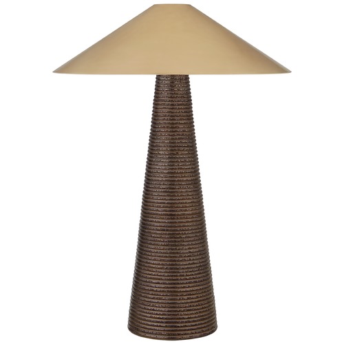 Visual Comfort Signature Collection Kelly Wearstler Miramar Lamp in Crystal Bronze by Visual Comfort Signature KW3661CBZAB
