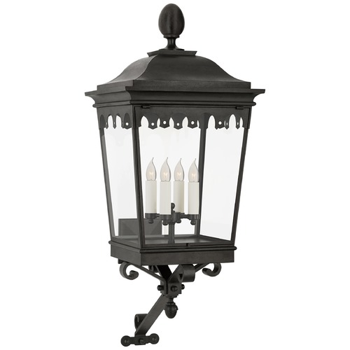 Visual Comfort Signature Collection Rudolph Colby Rosedale Wall Lantern in French Rust by Visual Comfort Signature RC2049FRCG