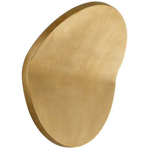 Peter Bristol Bend Round Light in Natural Brass by Visual Comfort Signature