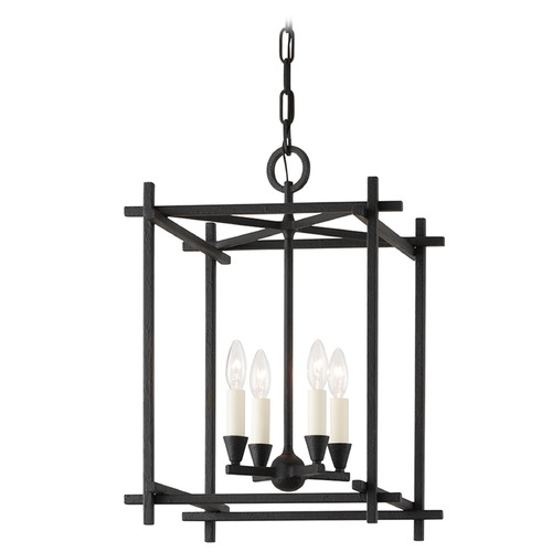 Troy Lighting Huck Black Iron Pendant Light