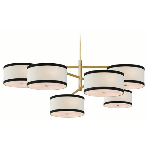 Visual Comfort Signature Collection Kate Spade New York Walker Chandelier in Gild by VC Signature KS5073GLBL