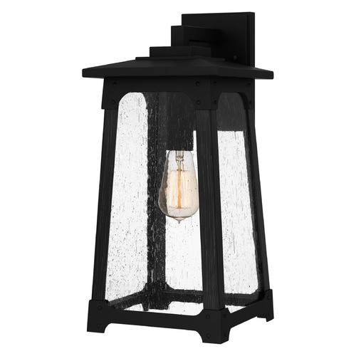 Quoizel Lighting Drescher Matte Black Outdoor Wall Light