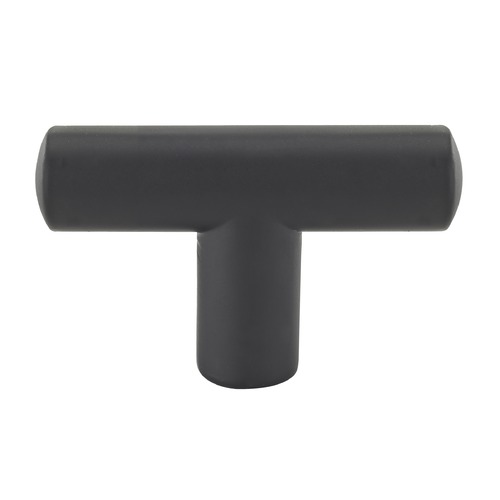 Black Cabinet Bar Knob 2-Inch