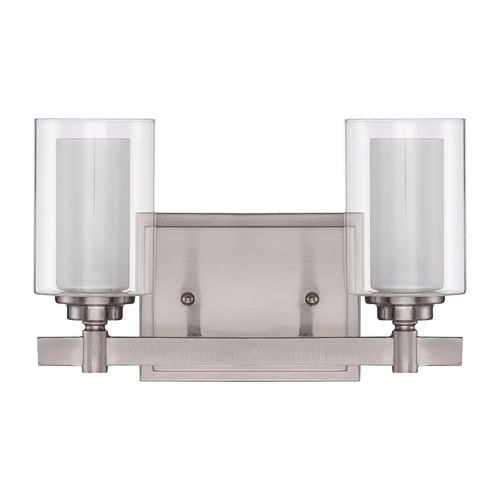 Celeste 11.75-Inch Brushed Polished Nickel Bath Light by Craftmade Lighting