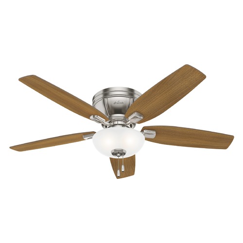 Hunter Fan Company 52-Inch Kenbridge Brushed Nickel Ceiling Fan by Hunter Fan Company 53380