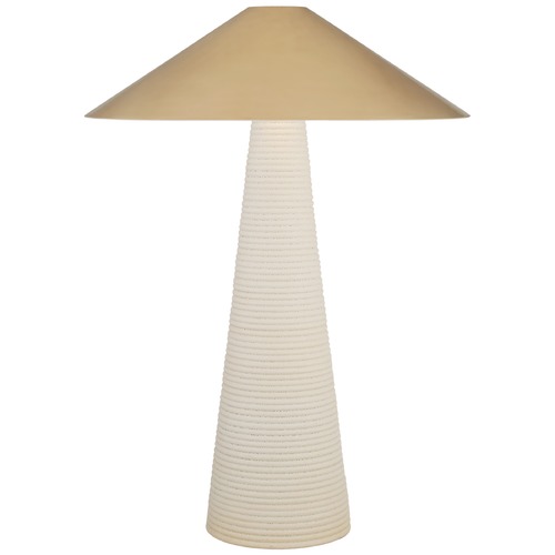 Visual Comfort Signature Collection Kelly Wearstler Miramar Lamp in Porous White by Visual Comfort Signature KW3661PRWAB