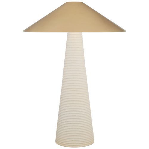 Kelly Wearstler Miramar Lamp in Porous White by Visual Comfort Signature