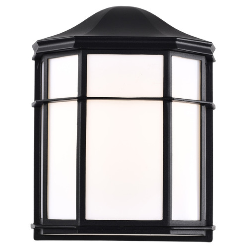 Black LED Outdoor Wall Light by Nuvo Lighting