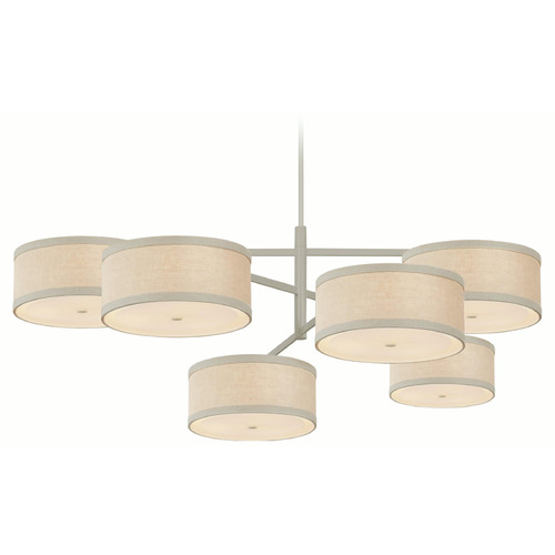 Visual Comfort Signature Collection Kate Spade New York Walker Chandelier in Light Cream by VC Signature KS5073LCNL