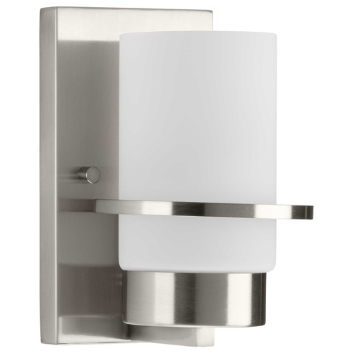 Progress Lighting Progress Lighting Atwell 1-Light Brushed Nickel Bath Vanity Light P300413-009