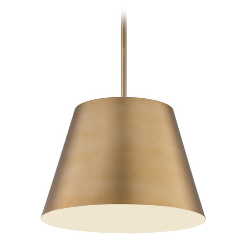 Z-Lite Z-Lite Lilly Modern Gold Pendant Light with Empire Shade 2307-18MGLD
