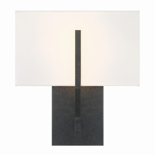Crystorama Lighting Carlyn Black Sconce