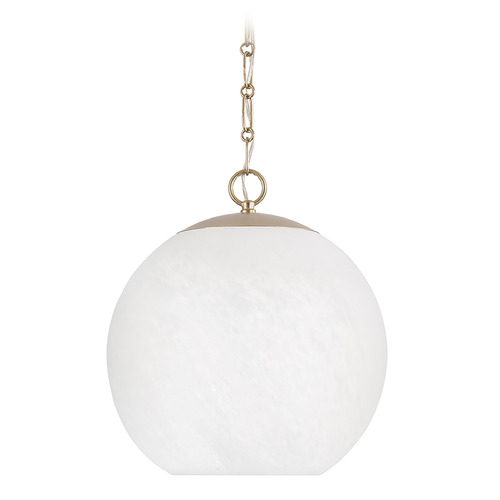 Cleo Globe Pendant in Matte Brass by Capital Lighting