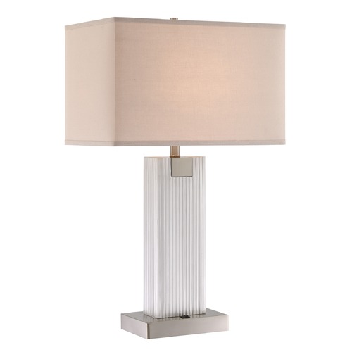 Lite Source Lighting Clifton Brushed Nickel Table Lamp by Lite Source Lighting LS-23042